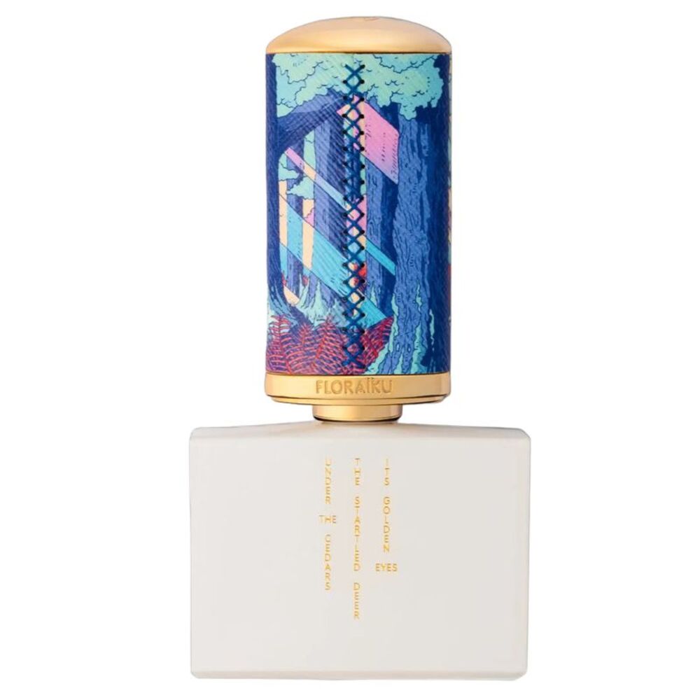 Floraiku Golden Eyes Eau de Parfum Spr for Unisex (1.69 EDP + 0.33 EDP) - New